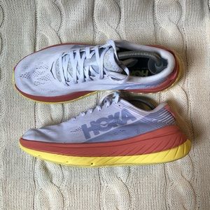 Women’s Hoka Carbon X running shoes size 9.5